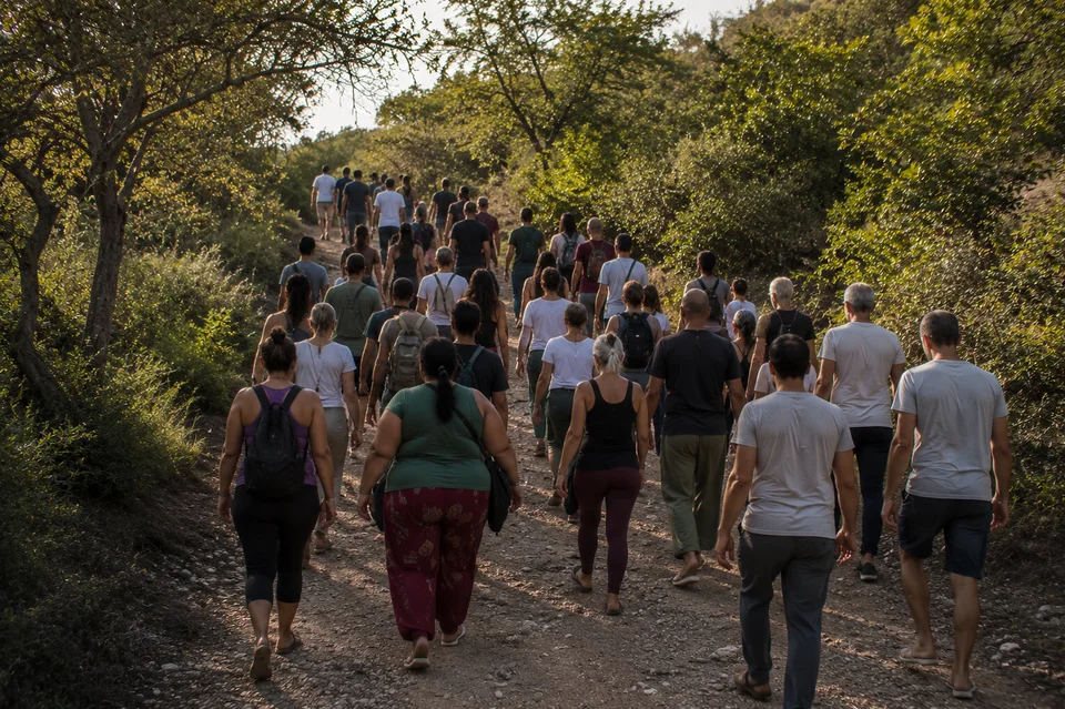 Senderos naturales para caminatas meditativas y baño de bosque (Shinrin-yoku)