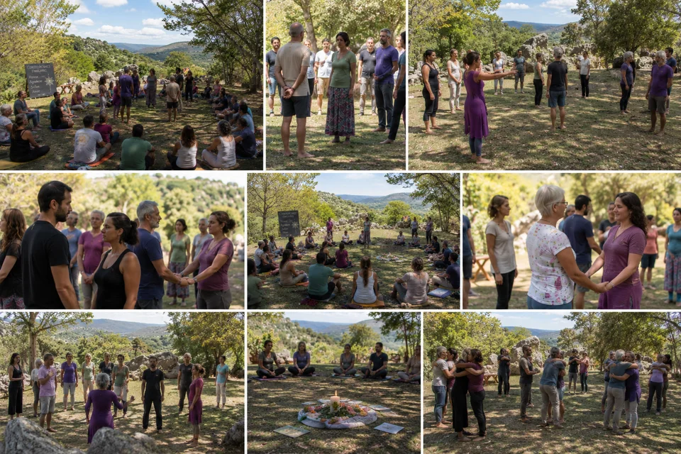 Terapia floral de Bach y equilibrio de las emociones en el retiro